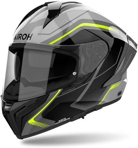 Casco airoh matryx - airoh, yellow