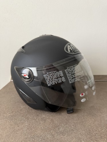 Casco jet airoh - casco, black