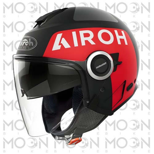 Casco jet airoh helios - jet, up