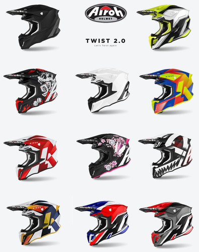 Airoh twist casco off road - casco,